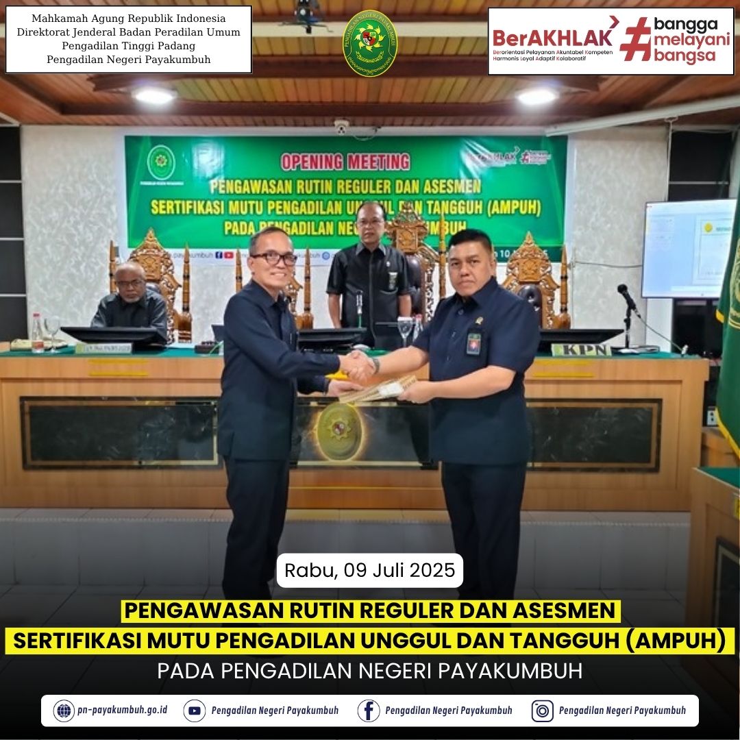 Pengawasan Rutin Reguler dan Asesmen AMPUH
