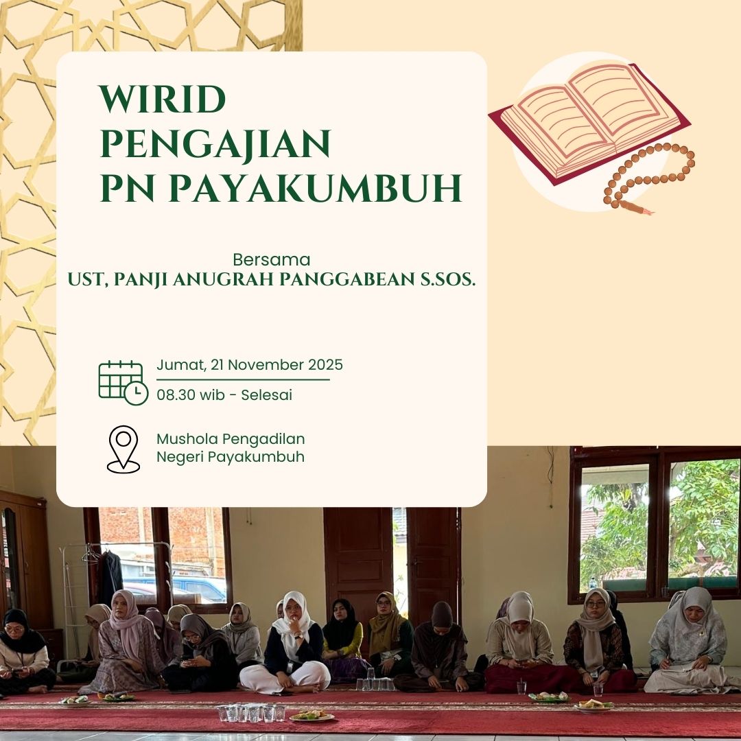 Wirid Pengajian bersama Ust. Panji Anugrah Panggabean S.Sos.