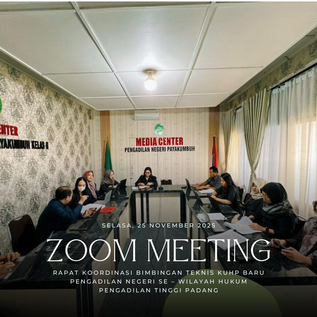 Zoom Meeting Rapat Koordinasi Bimtek KUHP Baru