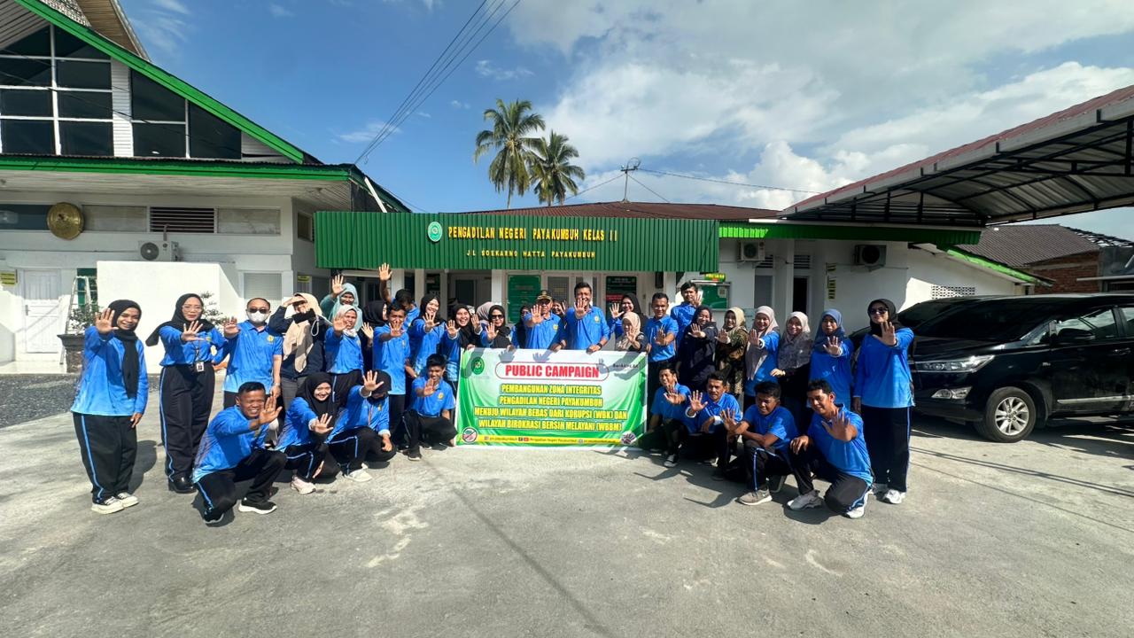 Public Campaign Zona Integritas Pn Payakumbuh: Komitmen Menuju WBK Dan WBBM